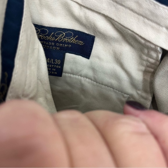 Brooks Brothers Hudson chino pant size 34 1804 - Picture 3 of 3